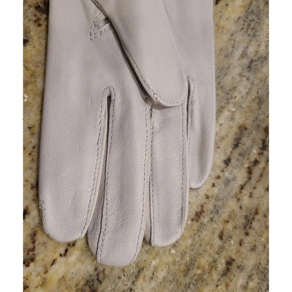 New! Vintage Size M 7 Gray Soft Leather 9.5